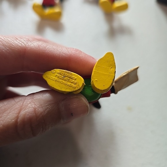 Vintage 1980s Disney Mickey Mouse PVC Figure RETRO Poet Writing Dear Letter - Picture 3 of 5